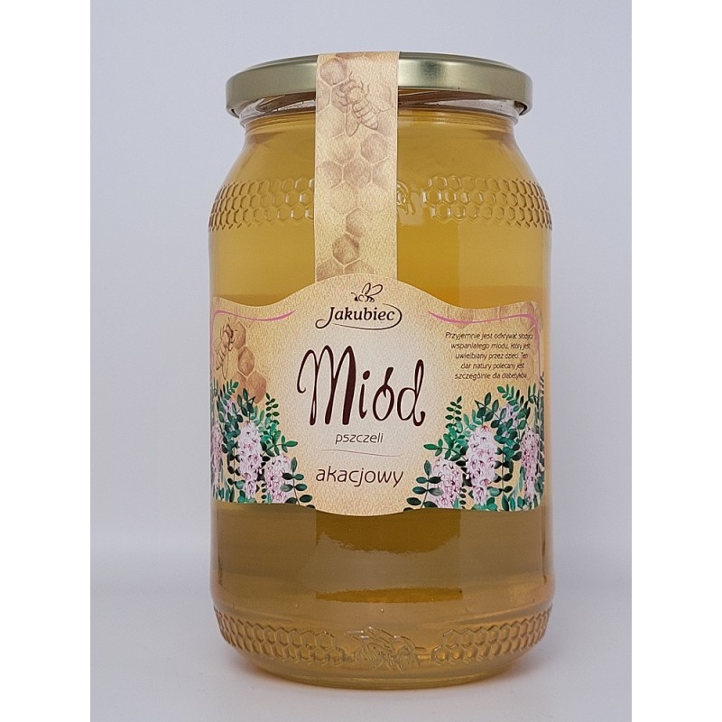 Miód akacjowy 1200 g Jakubiec miód nektarowy