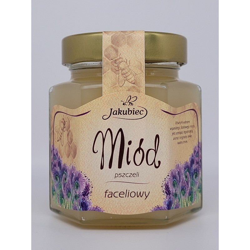 Miód faceliowy 400 g Jakubiec miód nektarowy