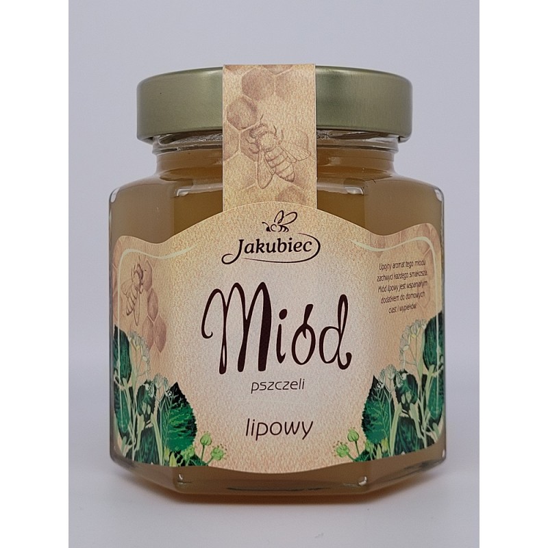 Miód lipowy 400 g Jakubiec miód nektarowy