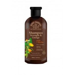 Szampon do włosów wzmacniający i stymulujący wzrost z 7 ziołami 500 ml Herbal Traditions