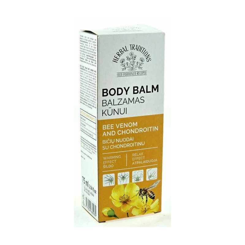 Balsam do ciała Jad pszczeli z chondroityną 75 ml Herbal Traditions