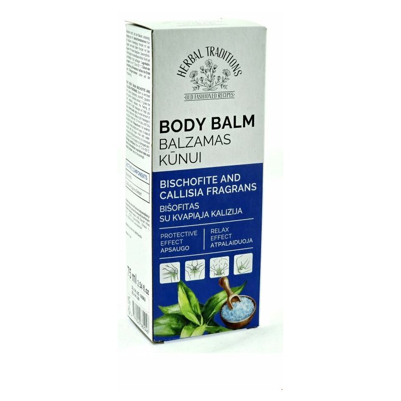 Balsam do ciała Biszofit ze Złotym Wąsem 75 ml Herbal Traditions