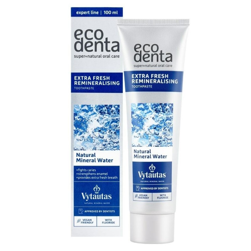 Pasta do zębów remineralizująca z wodą mineralną 100 ml Ecodenta