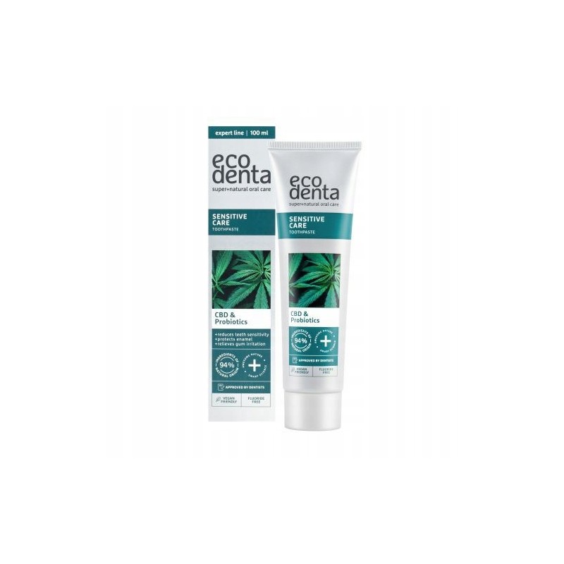 Pasta do zębów z CBD i probiotykami 100 ml Ecodenta