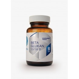 Beta Glukan 1,3/1,6 D 90 kaps. Hepatica beta glukany z drożdży Saccharomyces cerevisiae