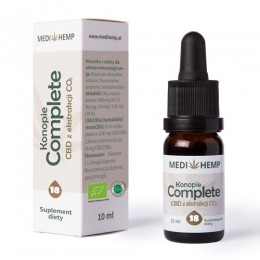 Medihemp Complete 18 naturalny olejek CBD/CBDa z ekstrakcji CO2 10 ml