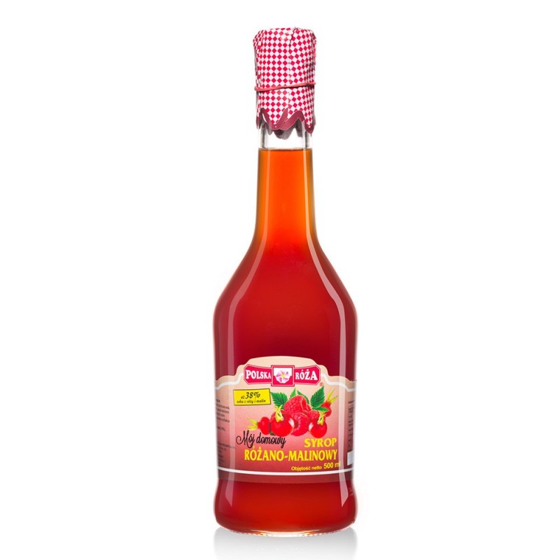 Syrop różano-malinowy 500 ml Polska Róża 